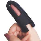 تصویر آتل انگشت نئوپرن (U) سما طب پاکان کد 2038 - سایز:فری سایز - رنگ:مشکی 