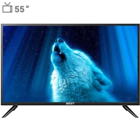 تصویر تلویزیون ال ای دی ۵۵ هوشمند بست مدل BUS55 B سایز 55 اینچ Smart tv best55 4k BUS55 B