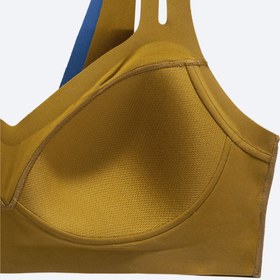 تصویر نیمتنه ورزشی بروکس Brooks Dare Strappy Run Bra 1 زیتونی سوخته 