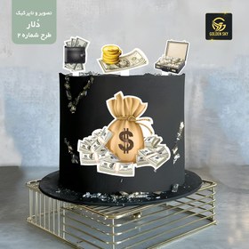 تصویر تصویر و تاپر کیک دلار 