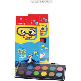 تصویر آبرنگ 12 رنگ آریا کد5009 