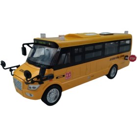 تصویر ماشین بازی مدل اتوبوس مدرسه کد 525 