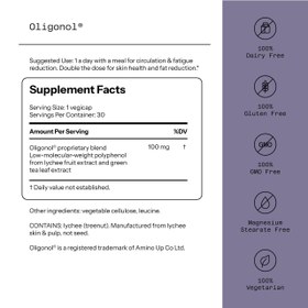 تصویر مکمل ضد پیری Oligonol برند Quality of Life 