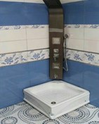 تصویر زیردوشی دریاوان مدل مروارید کم عمق سایز ۹۰*۹۰ 