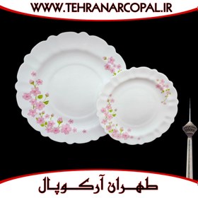 تصویر سرویس غذاخوری 25 پارچه آرکوپال (۶ نفره) اما بنفش iropal 25 Pcs