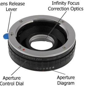 تصویر آداپتور لنز Fotodiox Pro sony (a)_PK Fotodiox Pro sony (a)_PK