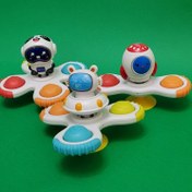 تصویر اسپینر کودک پاپت دار طرح فضانورد - 4پره 