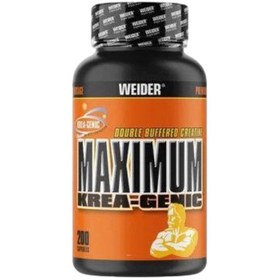 تصویر کراتین ترکیبی کراژینک ویدر 200 عددی – Maximum krea genic Weider 200capsules 