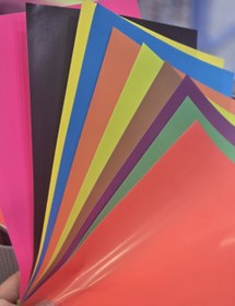 تصویر کاغذ رنگی A4 بسته ۱۰ عددی ۱۰ رنگ 