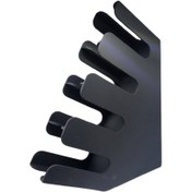 تصویر هولدر لیوان بیرون بر 4 خانه چوبی 