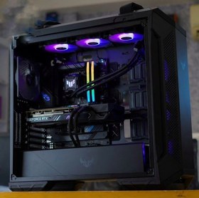 تصویر کامپیوتر دسکتاپ ایسوس با پردازنده Core i5 و حافظه SSD ۱ ترابایت 