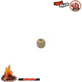 تصویر مهره های چوبی گرد 