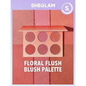 تصویر پالت رژ گونه مدل Floral Flush 