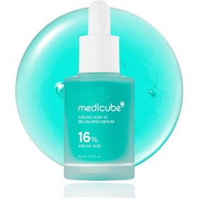 تصویر سرم ضد جوش آزلائیک اسید ۱۶% مدی کیوب حجم ۳۰ میلی‌لیتر 