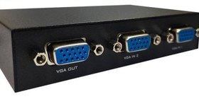 تصویر سوییچ دو پورت VGA مدل VGA-15-2 Swich VGA VGA-15-2