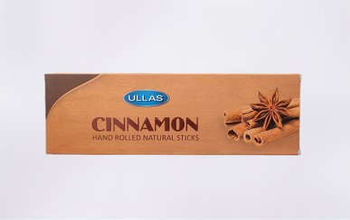 تصویر عود خوشبو کننده شاخه ای اولاس ULLAS مدل دست ساز دارچین سینامون (نماد ثروت) Cinnamon Cinnamon