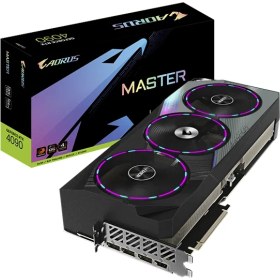 تصویر کارت گرافیک گیگابایت مدل AORUS GeForce RTX™ 4090 MASTER 24G با حافظه 24 گیگابایت GigaByte AORUS GeForce RTX™ 4090 MASTER 24G Graphics Card