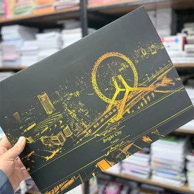 تصویر اسکراچ برد سایز بزرگ طرح شب های روشن 