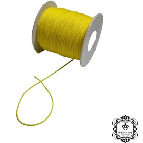 تصویر نخ دستبند زرد تیره 1mm 
