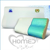 تصویر بالش طبی کولر موج هوشمند pillow Contoured cooling Gel wave model hooshmand