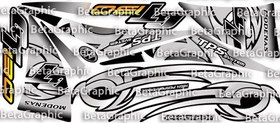 تصویر استیکر ، خط کشی ، آرم موتورسیکلت مودناس گالاکسی جی تی 130 decals and sticker for modenas galaxy gt128 gt130