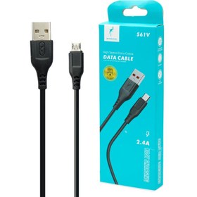 تصویر کابل میکرو یو اس بی فست شارژ Sky Dolphin S61V 2.4A 1m Sky Dolphin S61V 1m Micro USB Cable