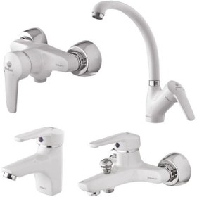 تصویر شیر حمام شیبه مدل مهتاب 