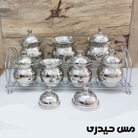 تصویر ست جا ادویه و پاسماوری کروم مدل آرشیدا 