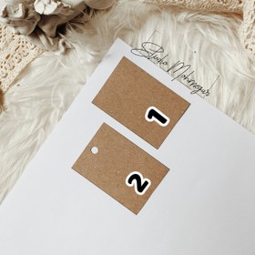 تصویر تگ خام کد 171 ( بسته 25 عددی ) 