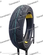 تصویر لاستیک موتورسیکلت یزد تایر سایز ۱۱۰/۸۰/۱۴ 