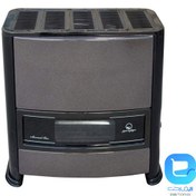 تصویر بخاری گاز سوز مروارید سوز مدل 9000 morvarid suz fireplace and heater