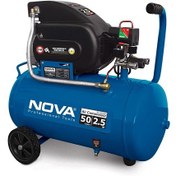 تصویر کمپرسور 50 لیتری نووا مدل NTA-9050 Nova NTA-9050 Air Compressor