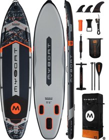 تصویر پدل برد Bass Hunter Grey STD برند MY BOAT 