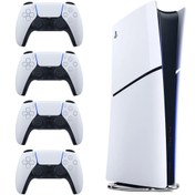 تصویر کنسول بازی سونی PS5 Slim Digital | به همراه سه دسته اضافه Sony PlayStation 5 Slim Digital + 3 extra controller