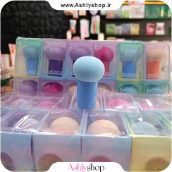 تصویر پد آرایشی مدل قارچی Mushroom-shaped makeup pad