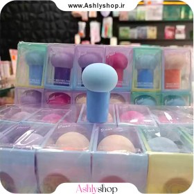 تصویر پد آرایشی مدل قارچی Mushroom-shaped makeup pad