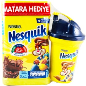 تصویر پودر شیر کاکائو نسکوئیک نستله 420 گرم + لیوان هدیه Nestlé Nesquik cocoa milk powder 420gr+ gift mug