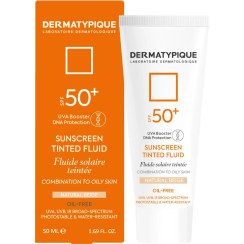 تصویر ضد آفتاب رنگی بژ طبیعی پوست خشک درماتیپیک Natural Beige حجم 50 میلی لیتر DERMATYPIQUE SUNSCREEN TINTED HYDRA CREAM NORMAL TO DRY SKIN NATURAL BEIGE 50 ml