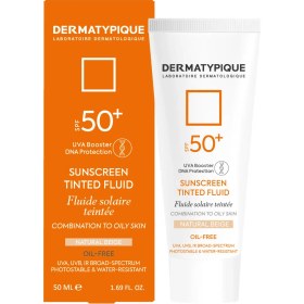 تصویر ضد آفتاب رنگی بژ طبیعی پوست خشک درماتیپیک Natural Beige حجم 50 میلی لیتر DERMATYPIQUE SUNSCREEN TINTED HYDRA CREAM NORMAL TO DRY SKIN NATURAL BEIGE 50 ml