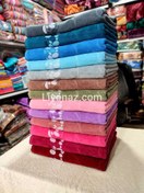 تصویر حوله حمام ماندگار طرح مروارید سایز ۱۰۰*۱۷۰ 