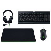 تصویر باندل کیبورد و موس و هدست گیمینگ ریزر Power Up ا Razer Power Up Headset + Gaming Keyboard + Gaming Mouse Bundle Razer Power Up Headset + Gaming Keyboard + Gaming Mouse Bundle