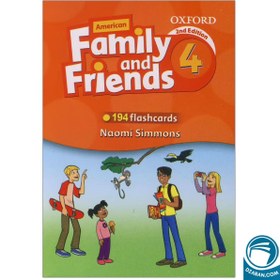 تصویر فلش کارت امریکن فمیلی اند فرندز 4 Flashcards American Family and Friends 4 Second Edition