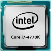 تصویر پردازنده کامپیوتر اینتل مدل Core i7-4770K Haswell استوک Intel Core i7-4770K Haswell Computer Processor Used