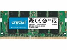 تصویر رم لپ تاپ DDR4 کروشیال 3200MHz مدل Crucial SODIMM CT8G4SFRA32A ظرفیت 8 گیگابایت Crucial CT8G4SFRA32A 8GB DDR4-3200 SODIMM CL22 Laptop Ram