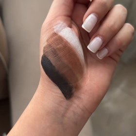 تصویر سایه تکی پودری مهرونا - قهوه ای تیره 