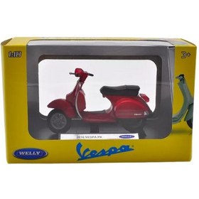 تصویر ماکت موتور 1:18 ولی وسپا Vespa PX 