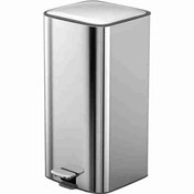 تصویر سطل زباله استیل ۲۸ لیتر پدال دار کد ۸۵۳ ترونی 
