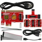 تصویر دیباگر حرفه ای مادربرد (لپ تاپ و کامپیوتر) PCI-E KQCPET6 V8 Desktop Laptops Mobile Phone Bluetooth Smart Diagnostic Card PCI / PCIE / LPC / minipci-e / EC USB Tester 4.9