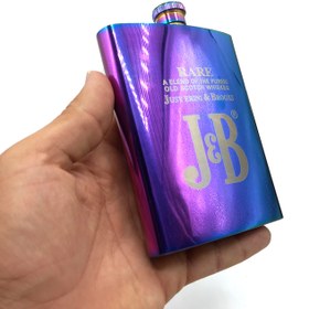 تصویر قمقمه جیبی تک استیل کد a72 