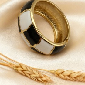 تصویر دستبند میناکاری زنانه مدل D214 